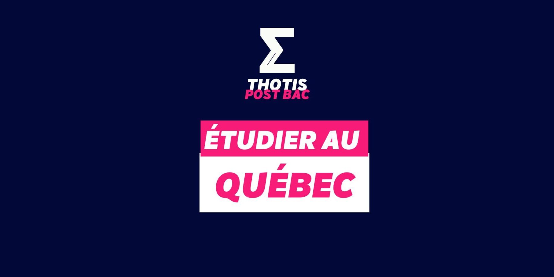 Étudier au Québec Étudier au Québec