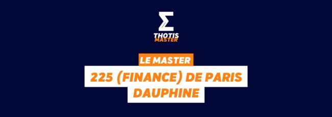 Master Finance Dauphine Master Finance Dauphine