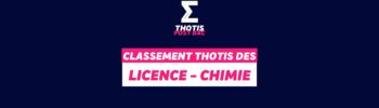 Classement Thotis - Licence Chimie