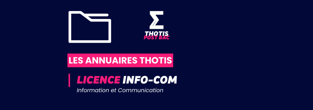 Annuaire Thotis - Licence Info-Com