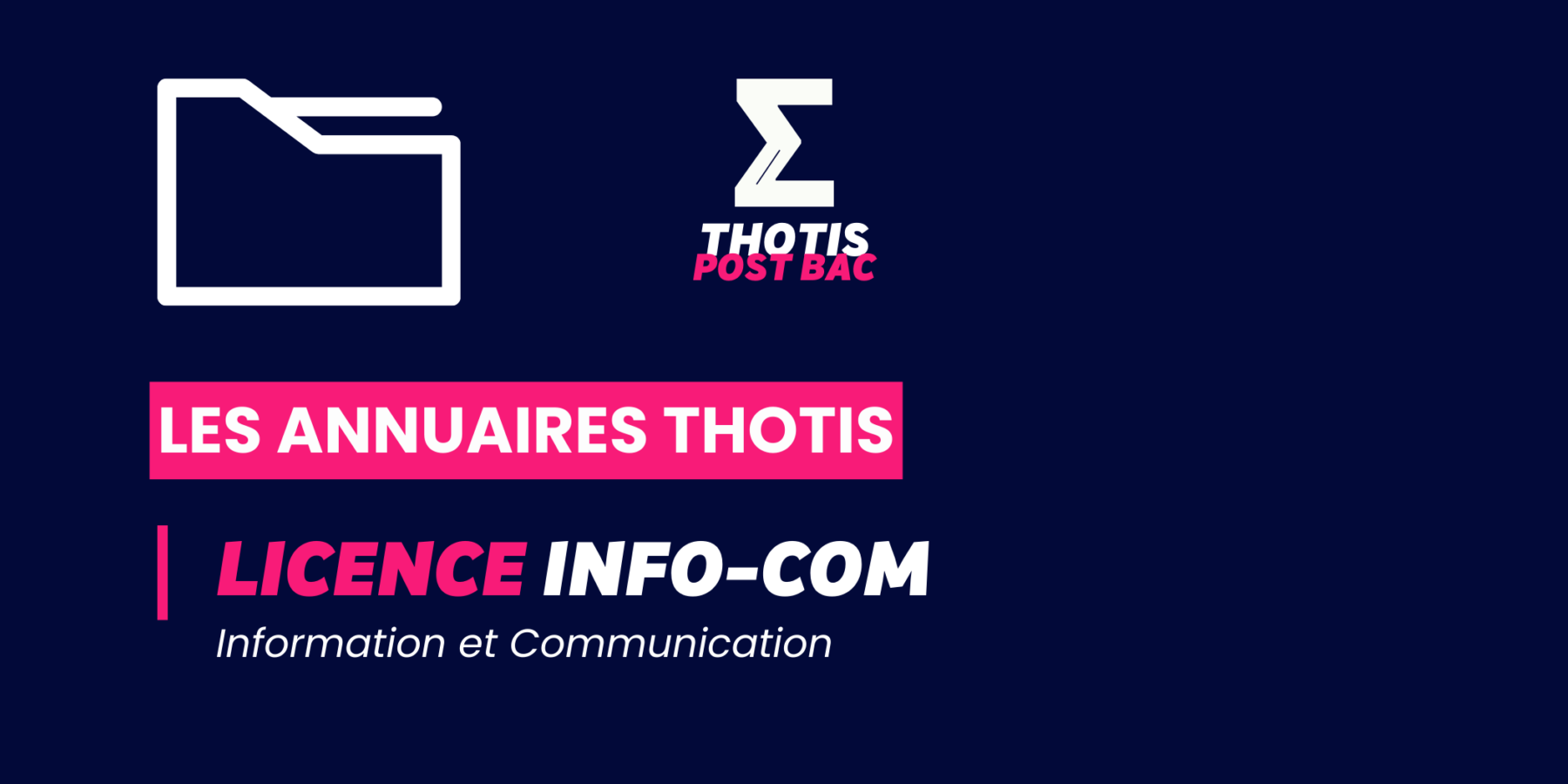 Annuaire Thotis - Licence Info-Com