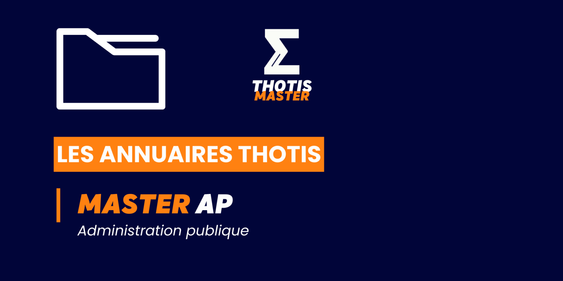 MASTER_Administration publique_Annuaire_Thotis