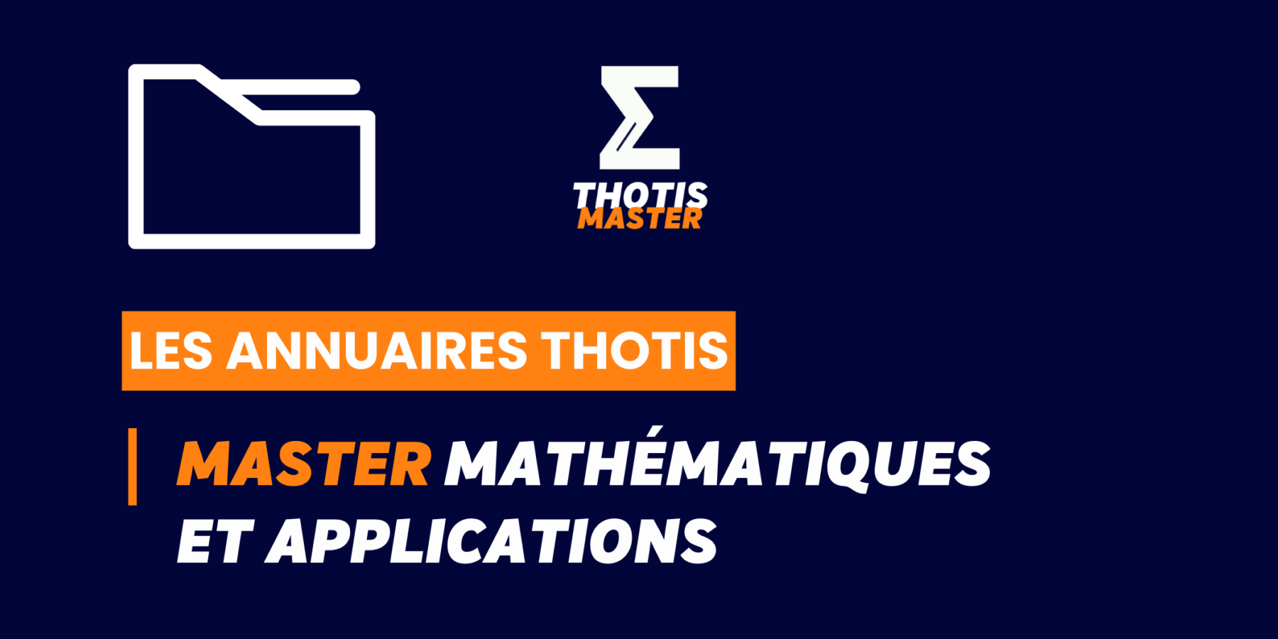 MASTER_Mathématiques et Applications_Annuaire_Thotis MASTER_Mathématiques et Applications_Annuaire_Thotis
