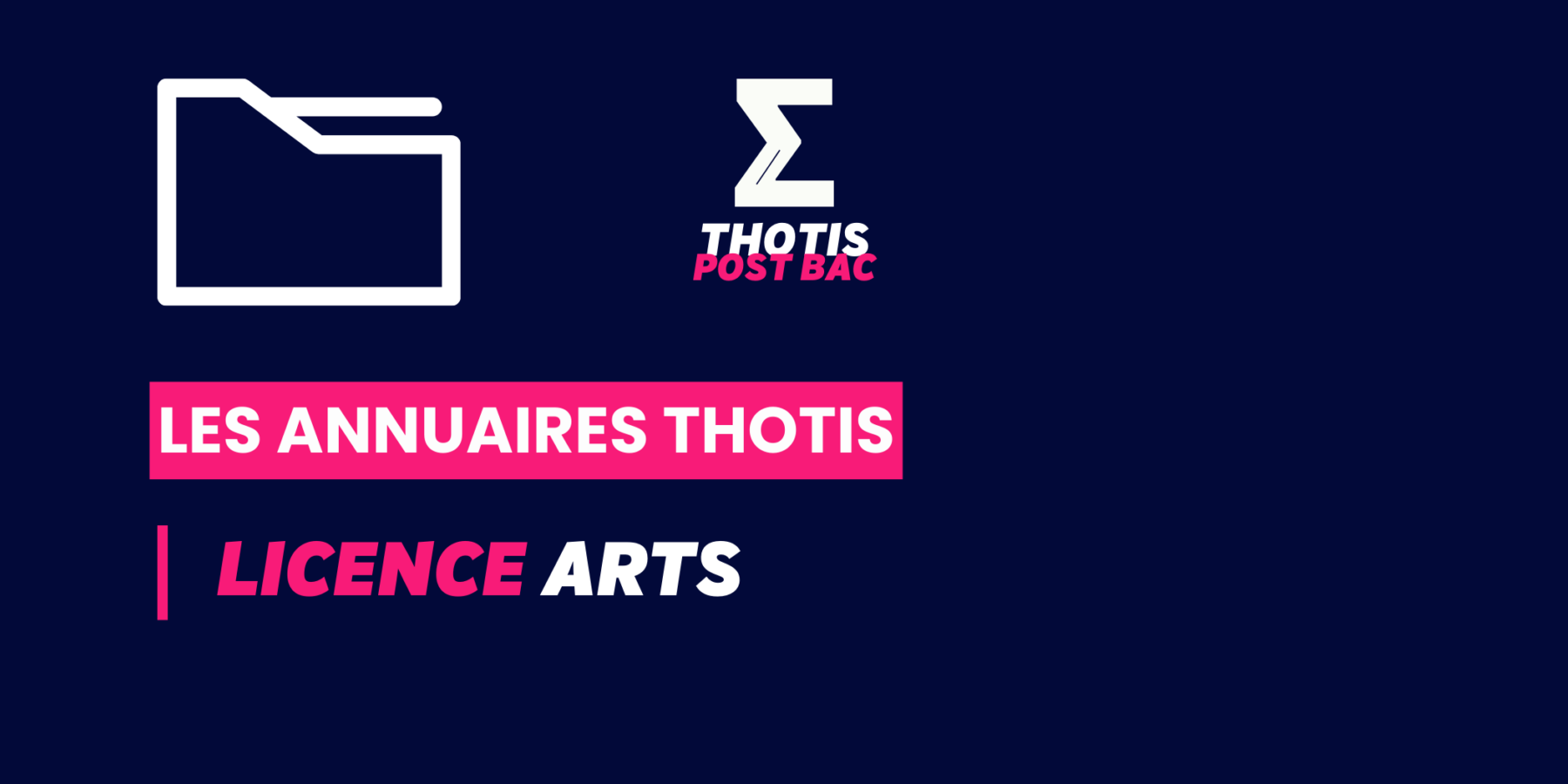 Annuaire Thotis – Licence Arts Annuaire Thotis - Licence Arts