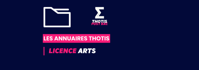 Annuaire Thotis - Licence Arts
