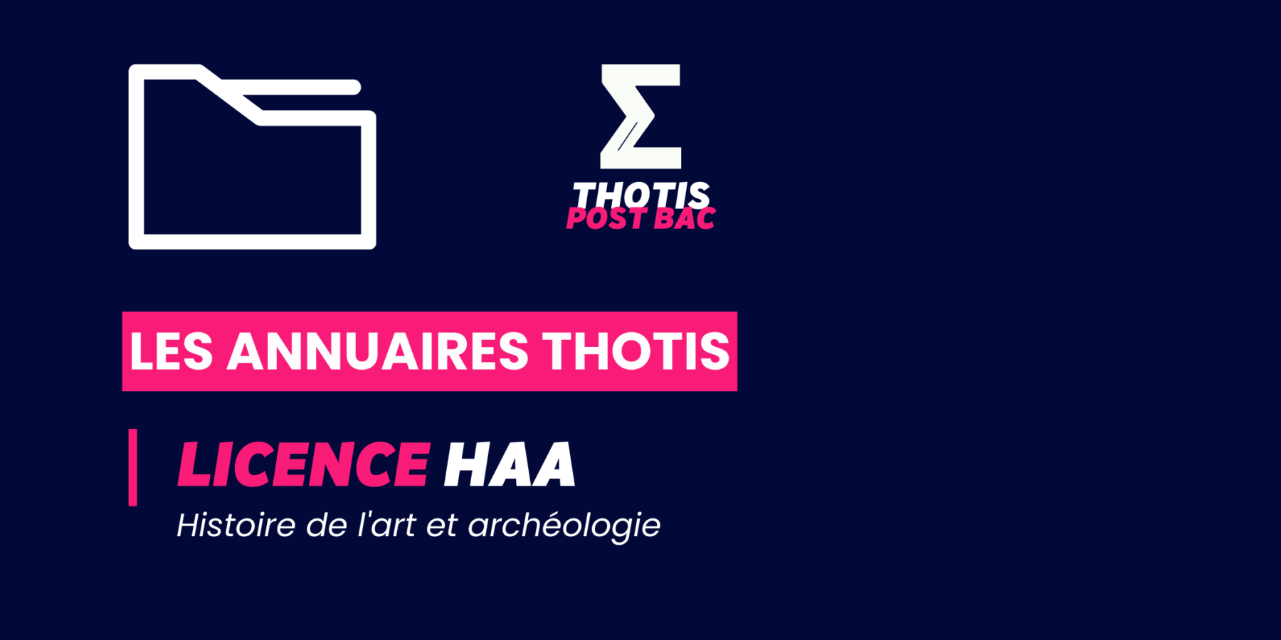Annuaire Thotis - Licence HAA