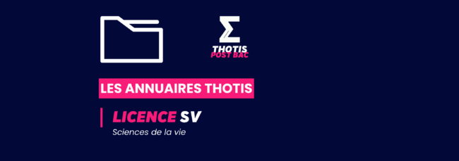 Annuaire Thotis - Licence Sciences de la Vie