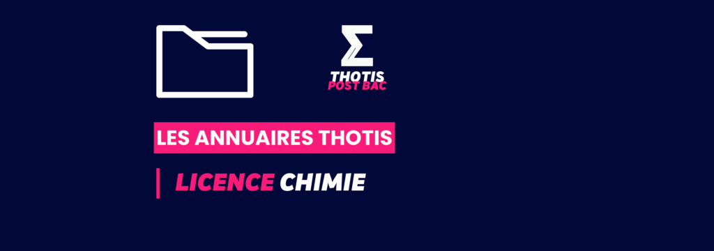 Annuaire Thotis - Licence Chimie