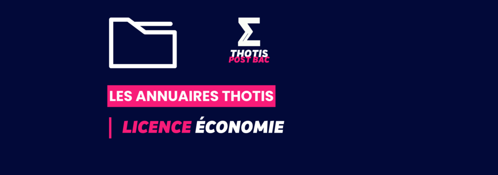 Annuaires Thotis - Licence Economie