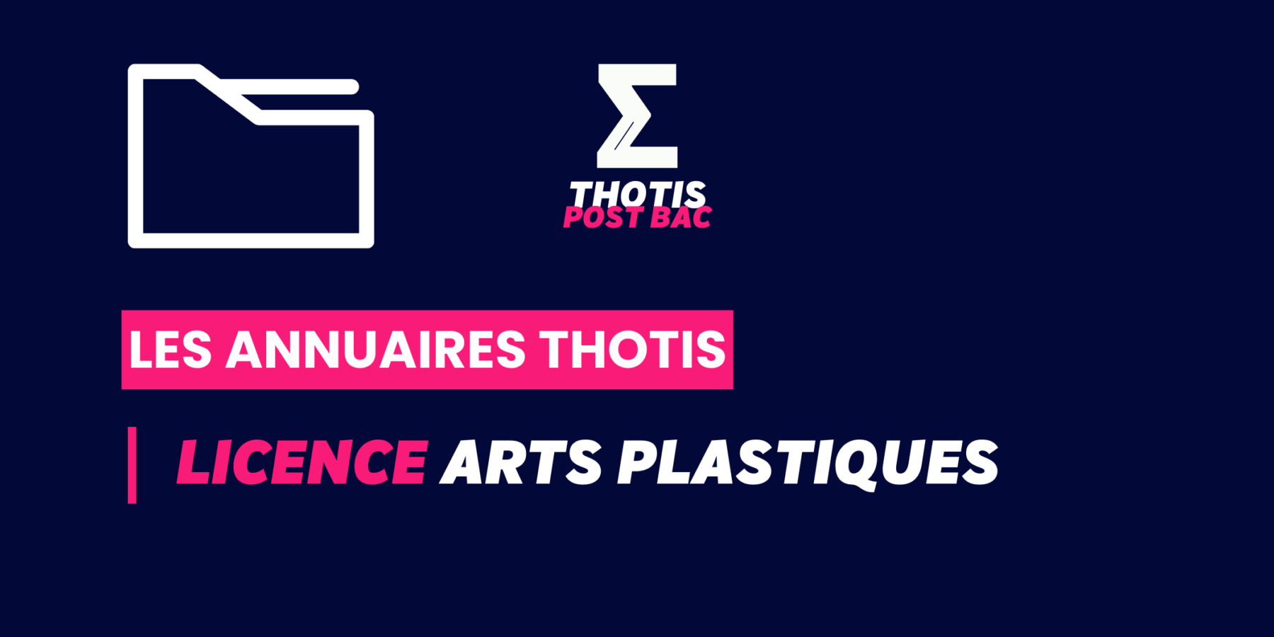 Annuaire Thotis – Licence Arts Plastiques Annuaire Thotis - Licence Arts Plastiques