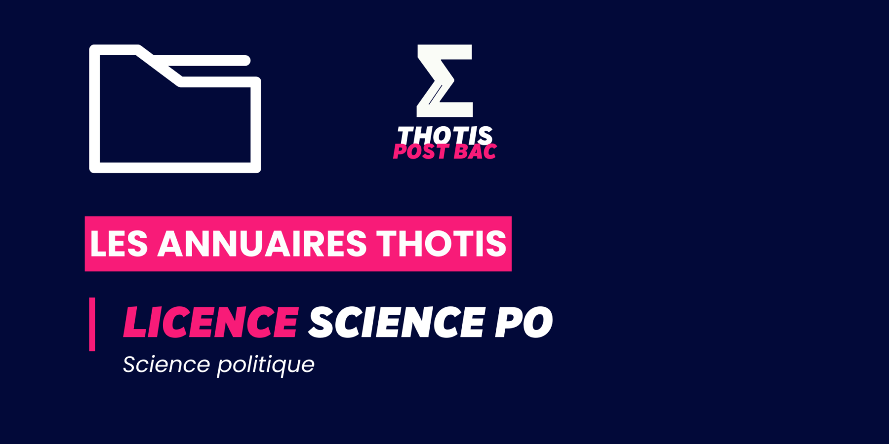 Annuaire Thotis – Licence Science Po Annuaire Thotis - Licence Science Po