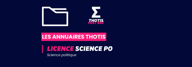 Annuaire Thotis - Licence Science Po
