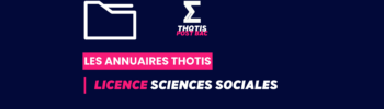 Annuaire Thotis - Licence Sciences sociales