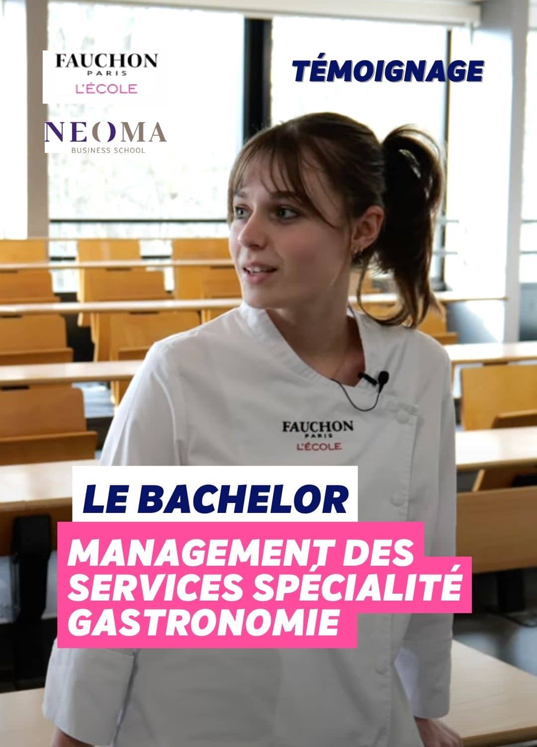 École FAUCHON bachelor management des services spécialité gastronomie