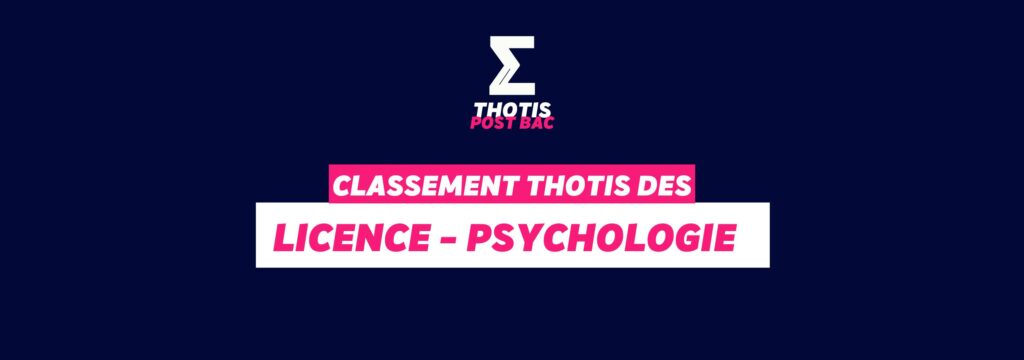 Classement Thotis - Licence Psychologie