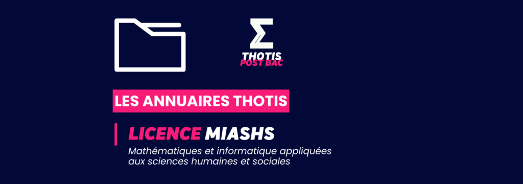 Annuaire Thotis - Licence MIASHS