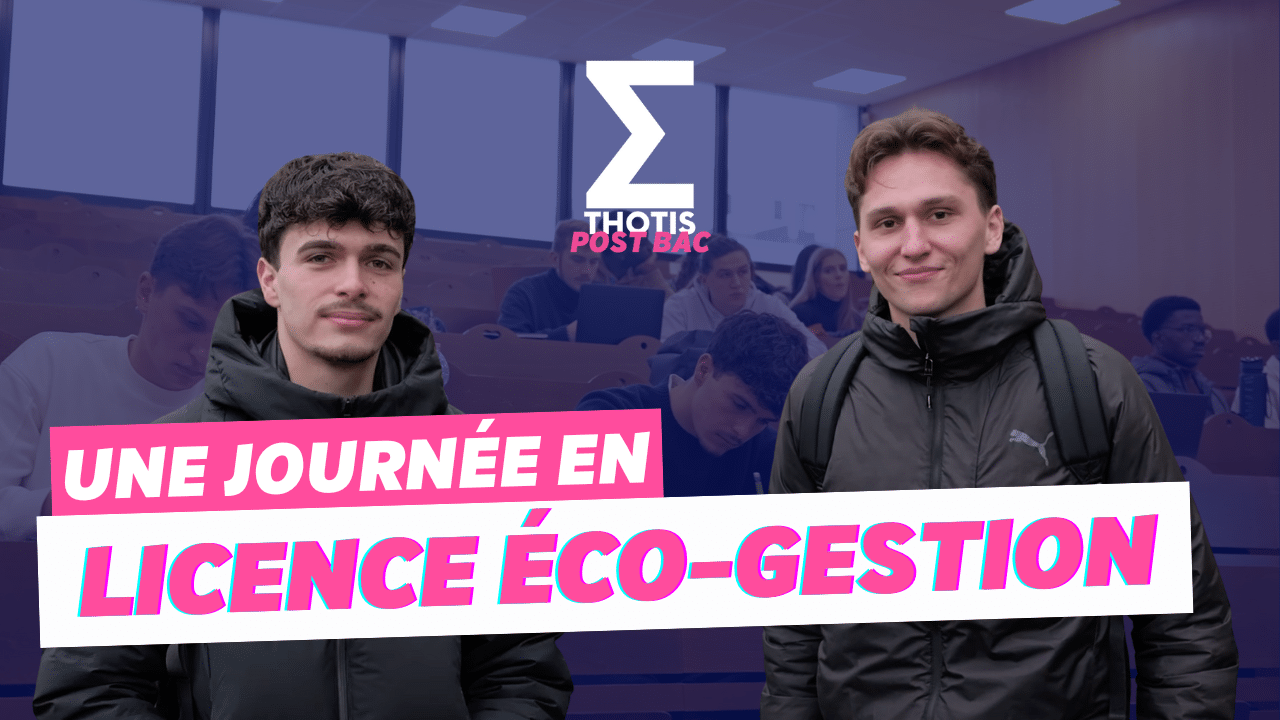 UNE JOURNÉE EN Licence Éco Gestion