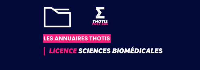 Annuaire Thotis - Licence Sciences biomédicales