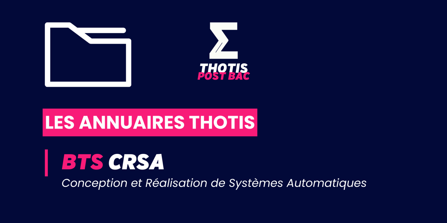 BTS_CRSA_Annuaire_Thotis BTS_CRSA_Annuaire_Thotis
