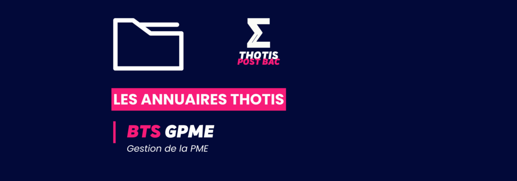 Annuaire Thotis - BTS GPME