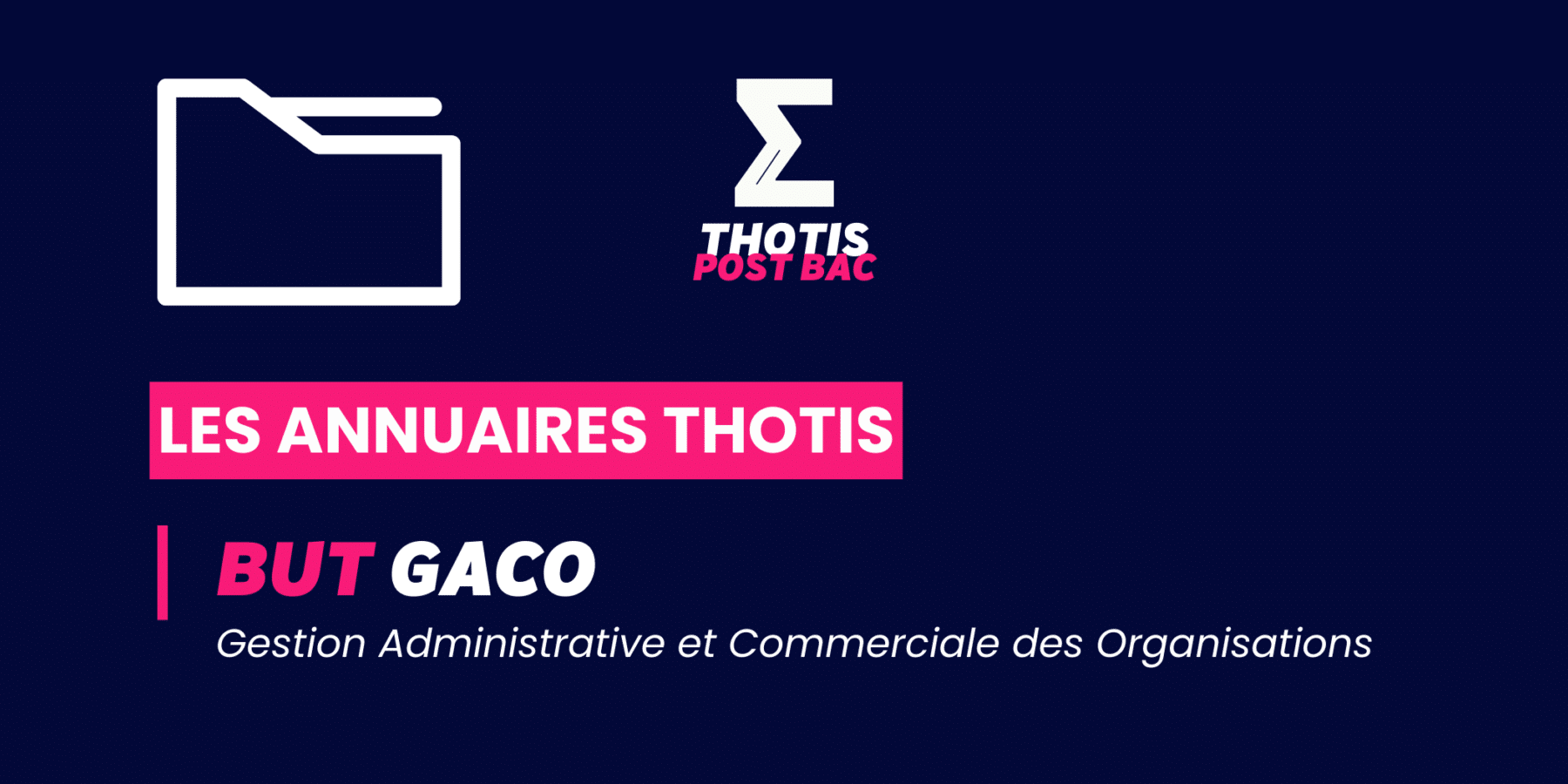 Liste des BUT GACO Liste des BUT GACO