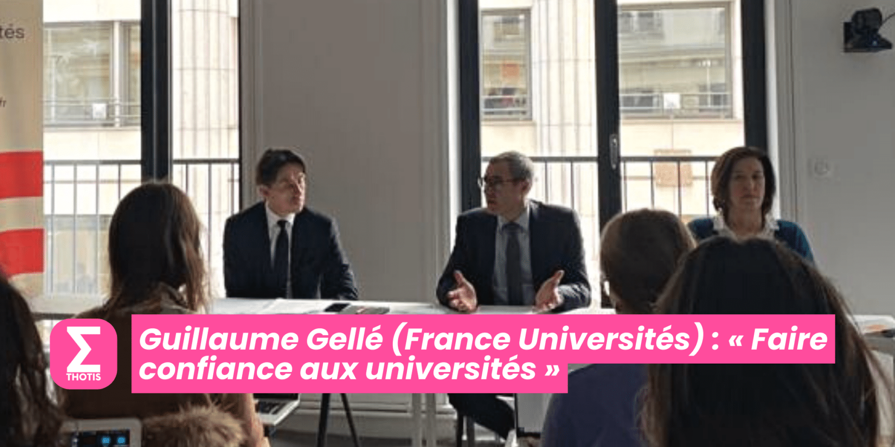 Guillaume Gellé (France Universités) « Faire confiance aux universités »