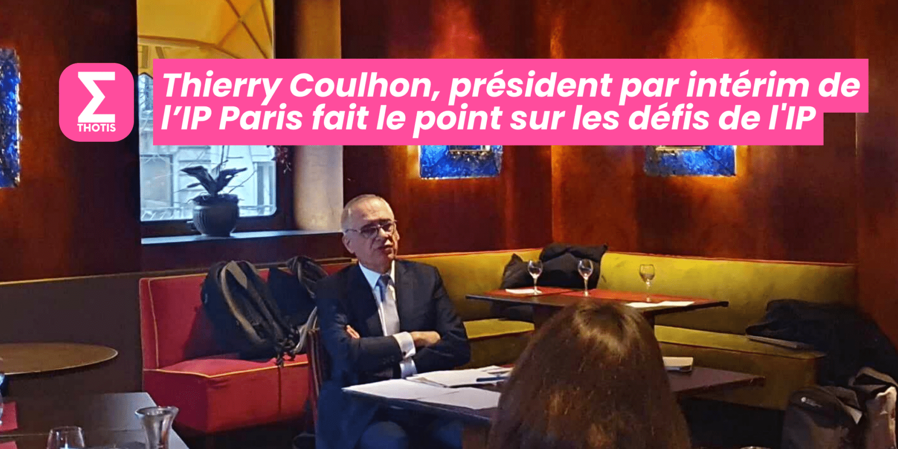 Thierry Coulhon, président par intérim de l’IP Paris fait le point sur les défis de l'IP