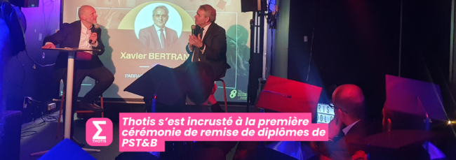 Thotis s’est incrusté à la première cérémonie de remise de diplômes de PST&B 