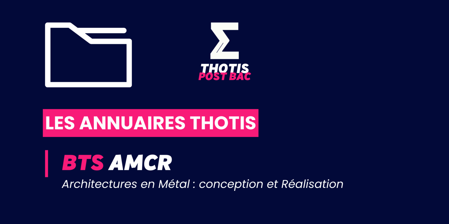 Annuaire Thotis – BTS AMCR Annuaire Thotis - BTS AMCR