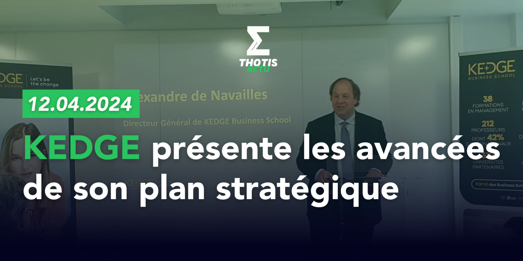 KEDGE présente les avancées de son plan stratégique