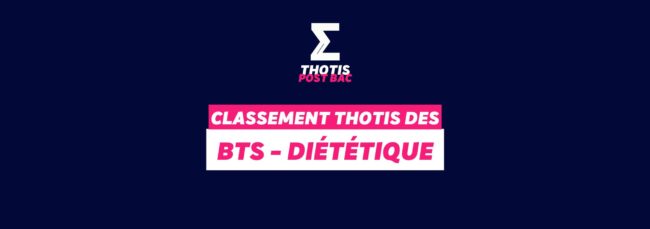 Classement BTS diététique