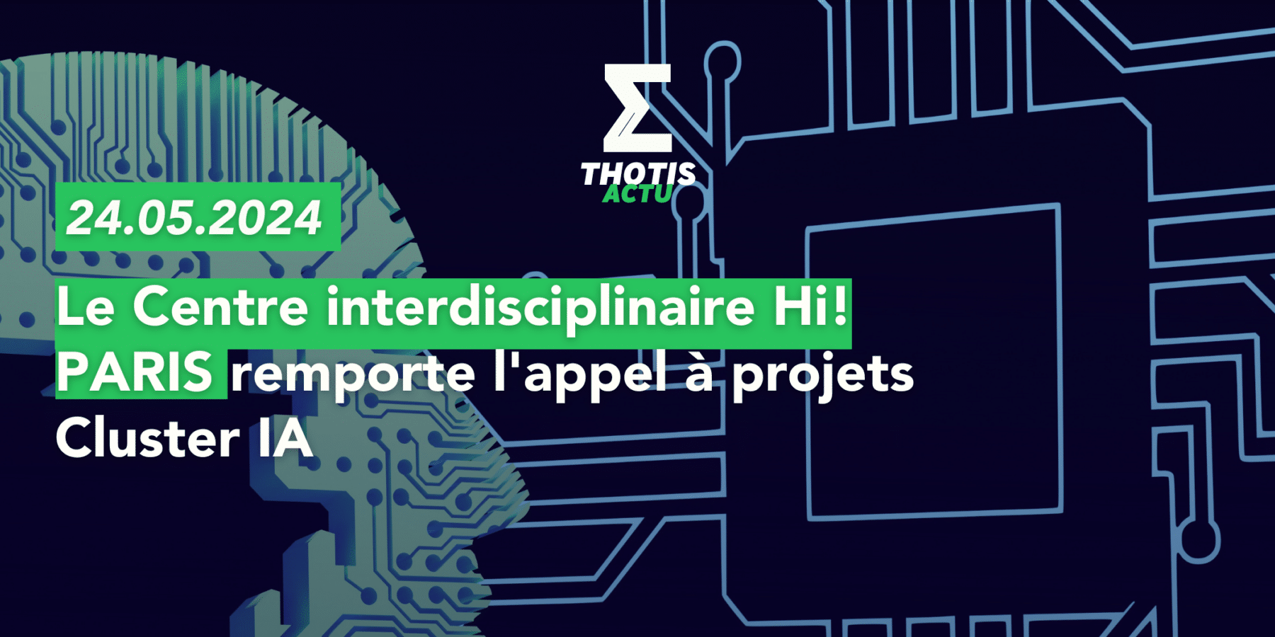 Le Centre interdisciplinaire Hi! PARIS remporte l'appel à projets Cluster IA