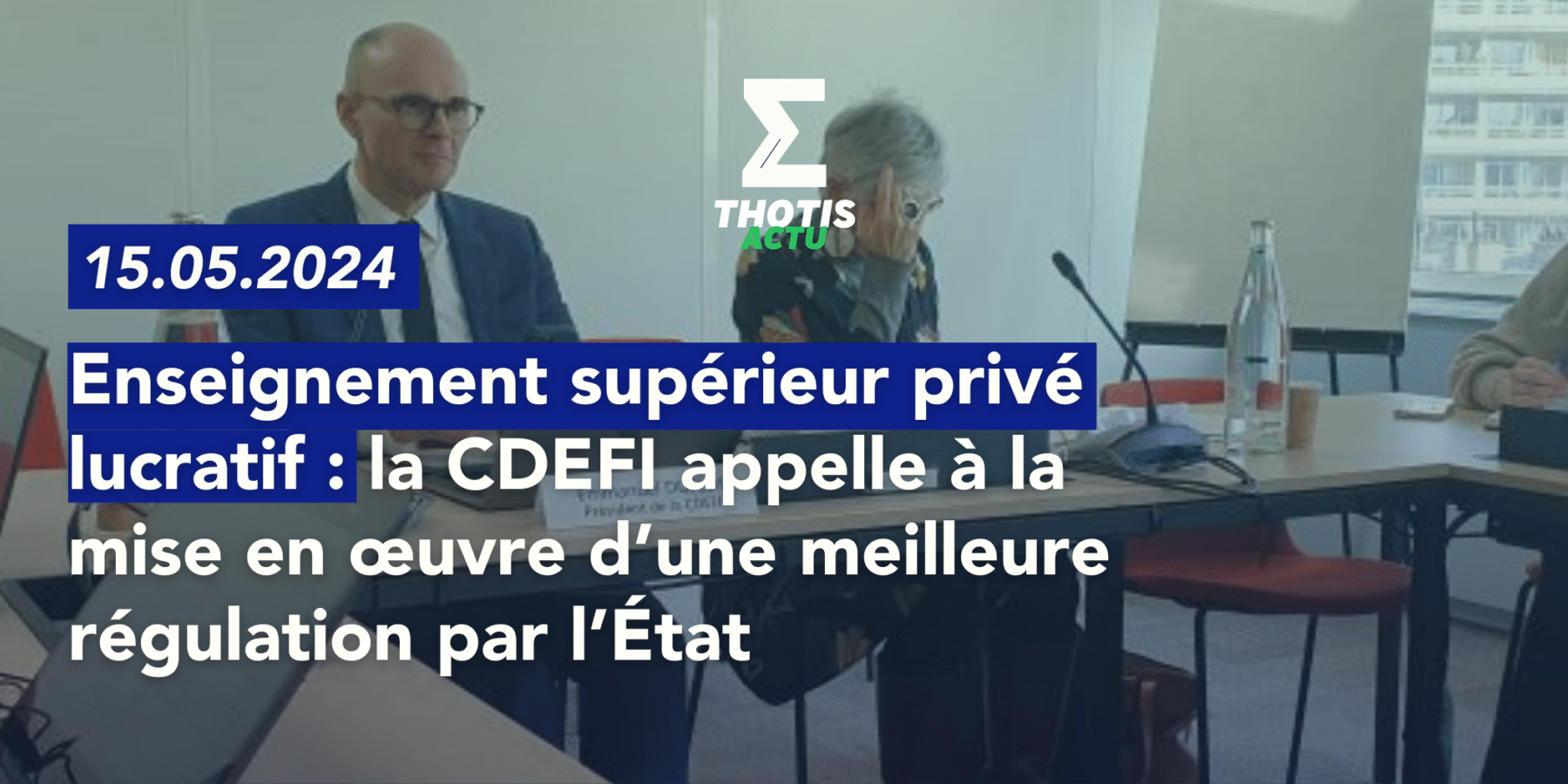 Enseignement sup privé lucratif cdefi état