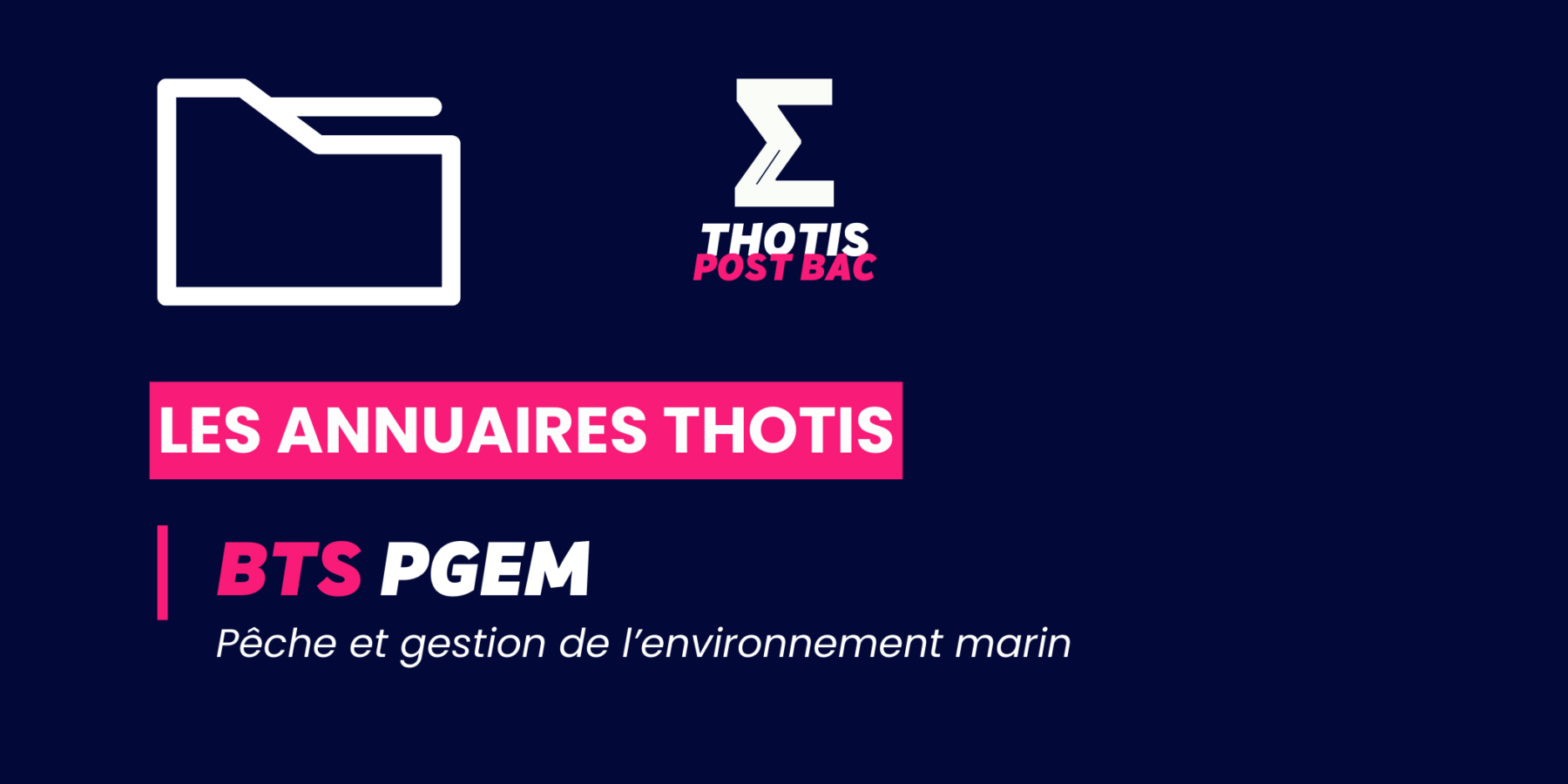 Annuaire Thotis – BTS PGEM Annuaire Thotis - BTS PGEM