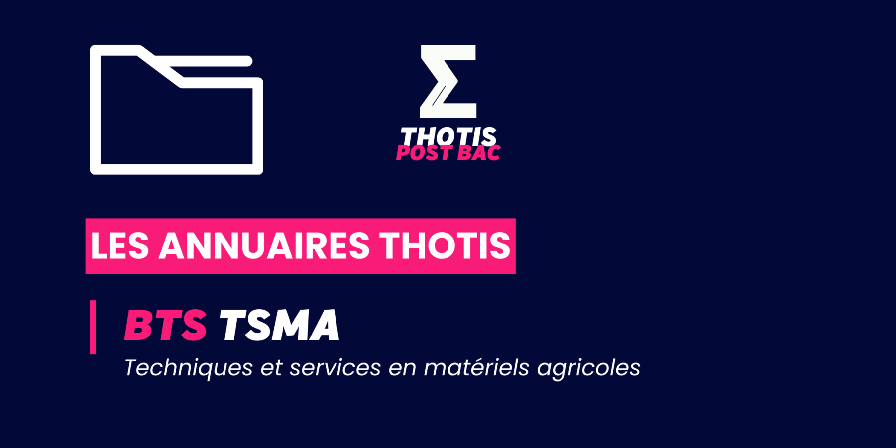 Annuaire Thotis – BTS TSMA Annuaire Thotis - BTS TSMA