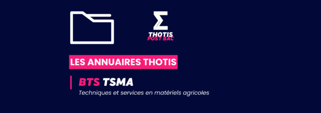 Annuaire Thotis - BTS TSMA