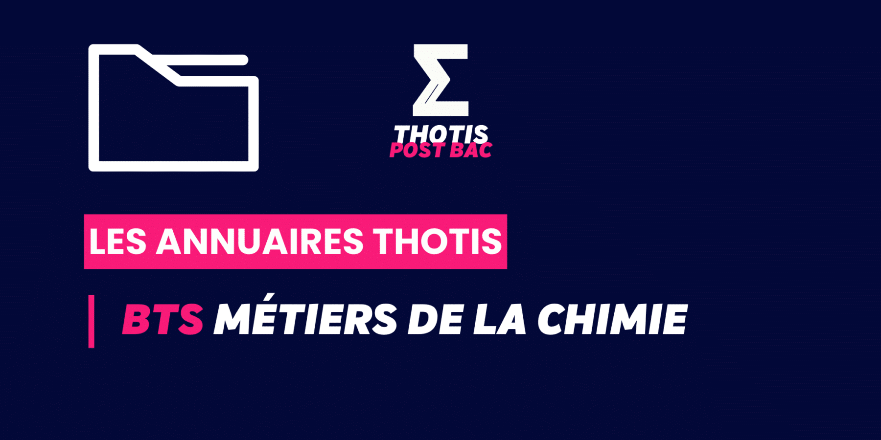 BTS_Métiers de la chimie_Annuaire_Thotis BTS_Métiers de la chimie_Annuaire_Thotis