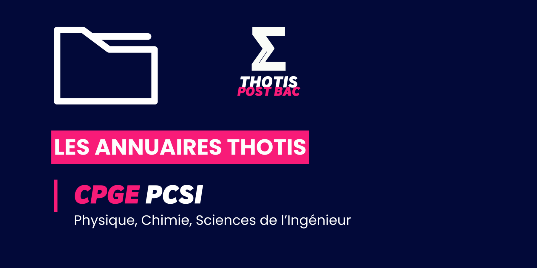 CPGE_PCSI_Annuaire_Thotis CPGE_PCSI_Annuaire_Thotis