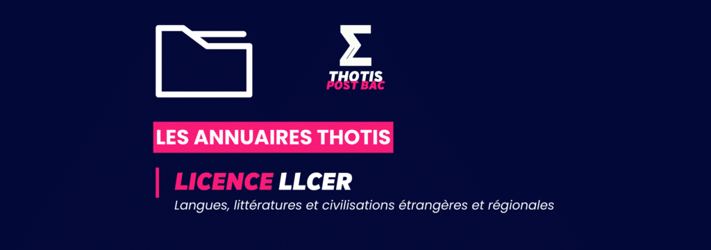 Annuaire Thotis - Licence LLCER