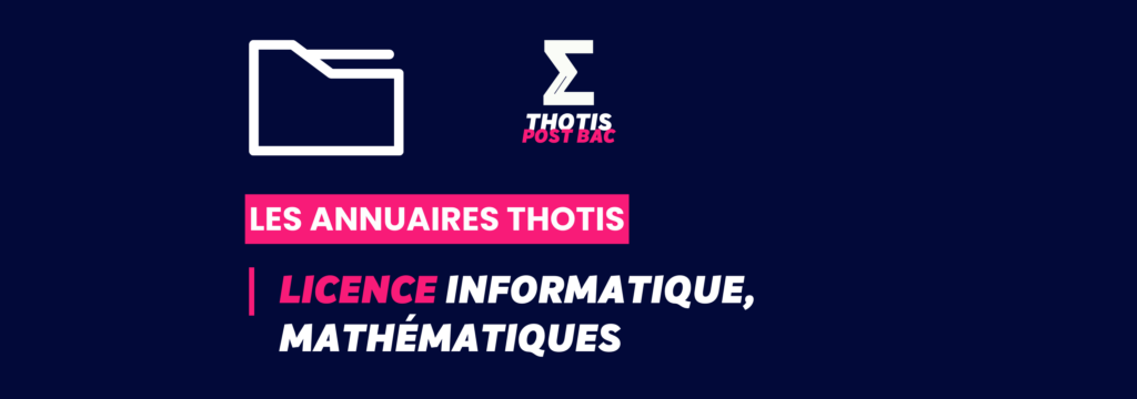 Annuaire Thotis - Licence Informatique, Mathématiques