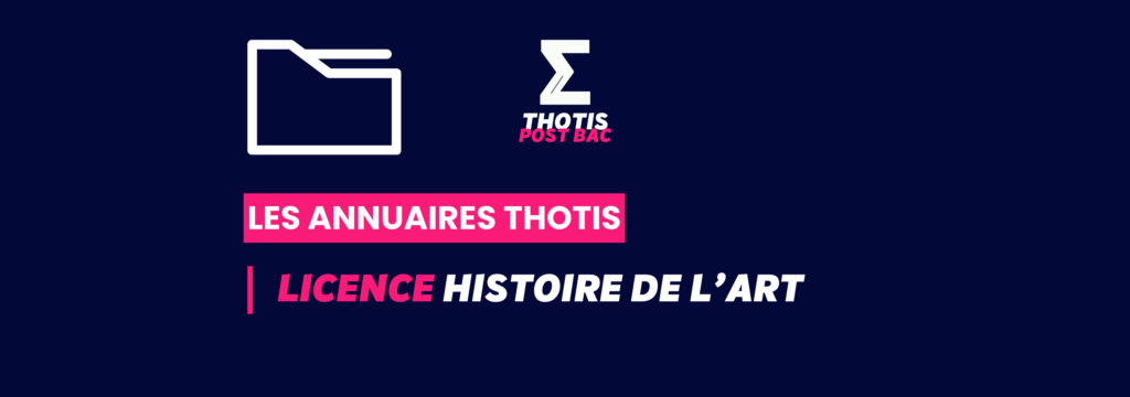 Annuaire Thotis - Licence Histoire de l'art