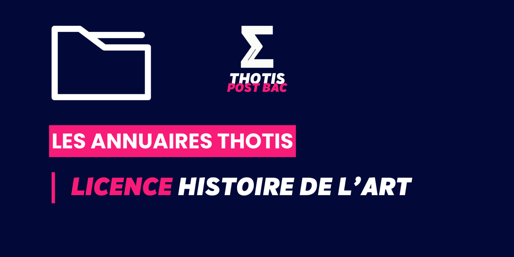 Annuaire Thotis – Licence Histoire de l’art Annuaire Thotis - Licence Histoire de l'art