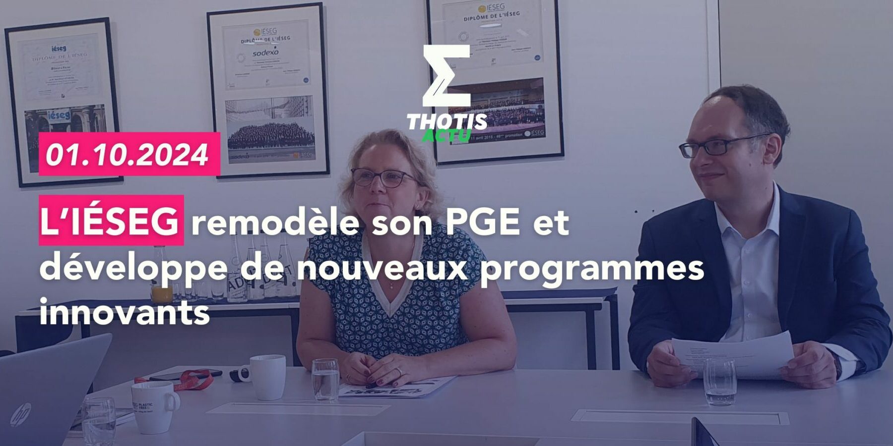 L’IÉSEG remodèle son PGE et développe de nouveaux programmes innovants L’IÉSEG remodèle son PGE et développe de nouveaux programmes innovants