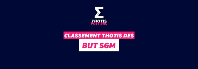 Classement Thotis des BUT SGM