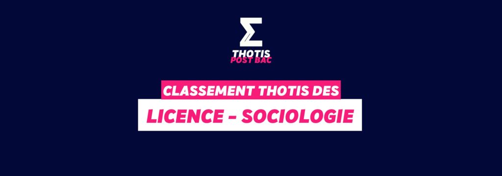 Classement Thotis - Licence Sociologie