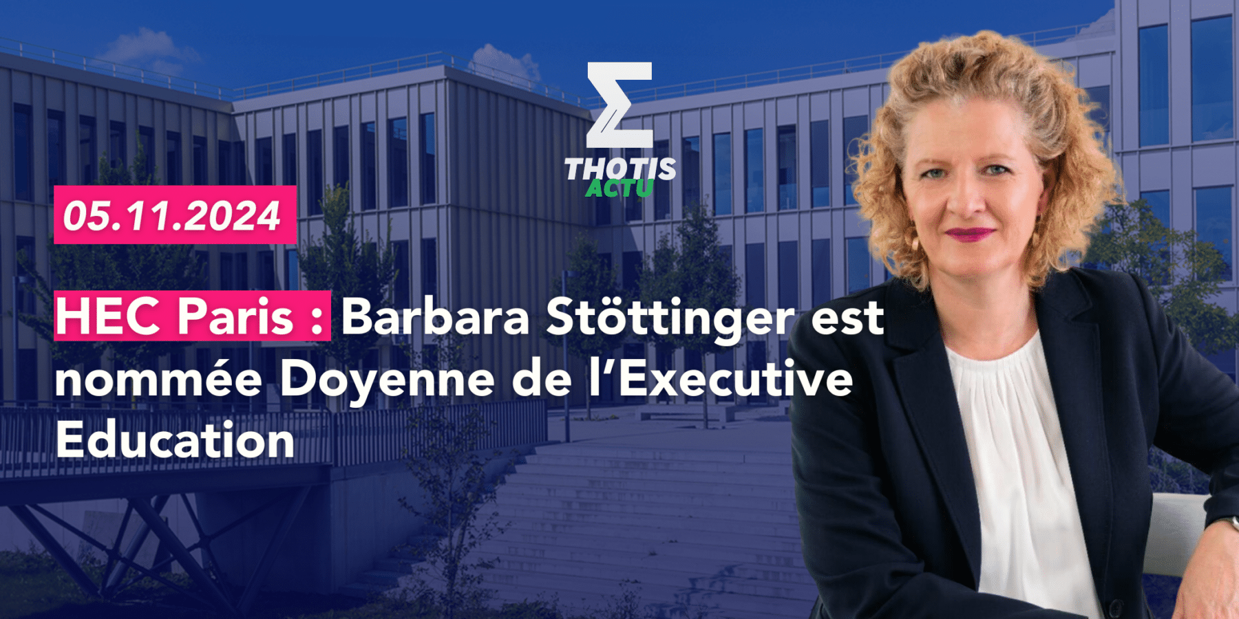 HEC Paris – Executive Education – Barbara Stottinger HEC Paris Executive Education Barbara Stottinger
