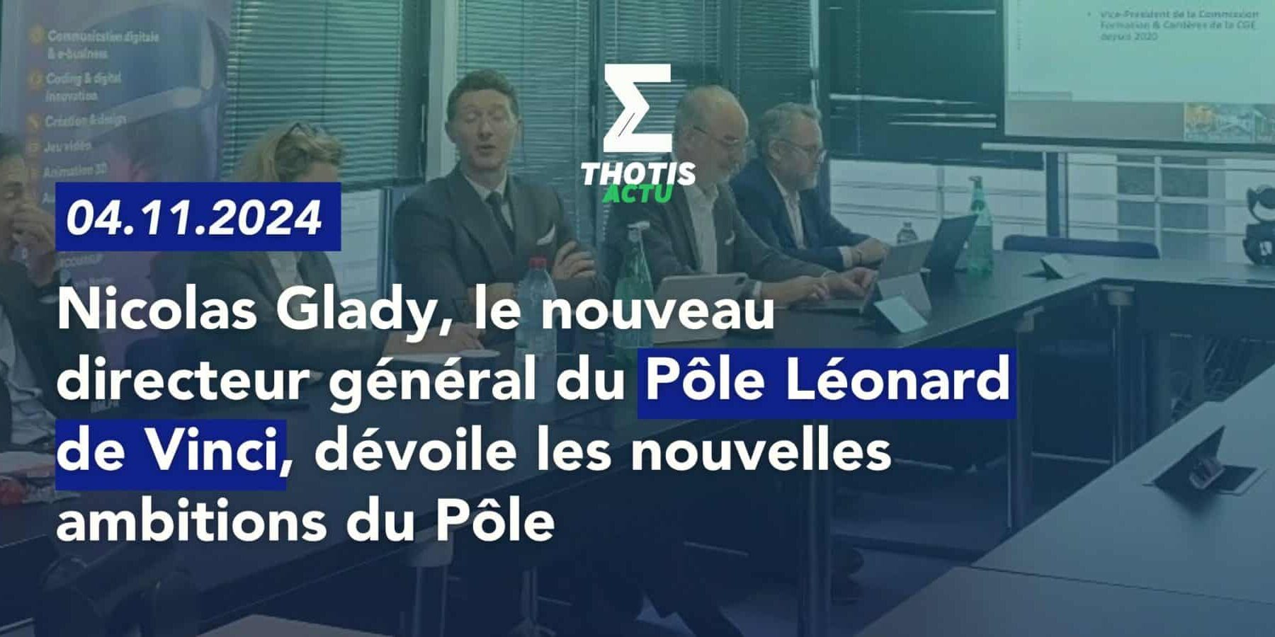 Presse Nicolas Glady nouveau DG du PLV