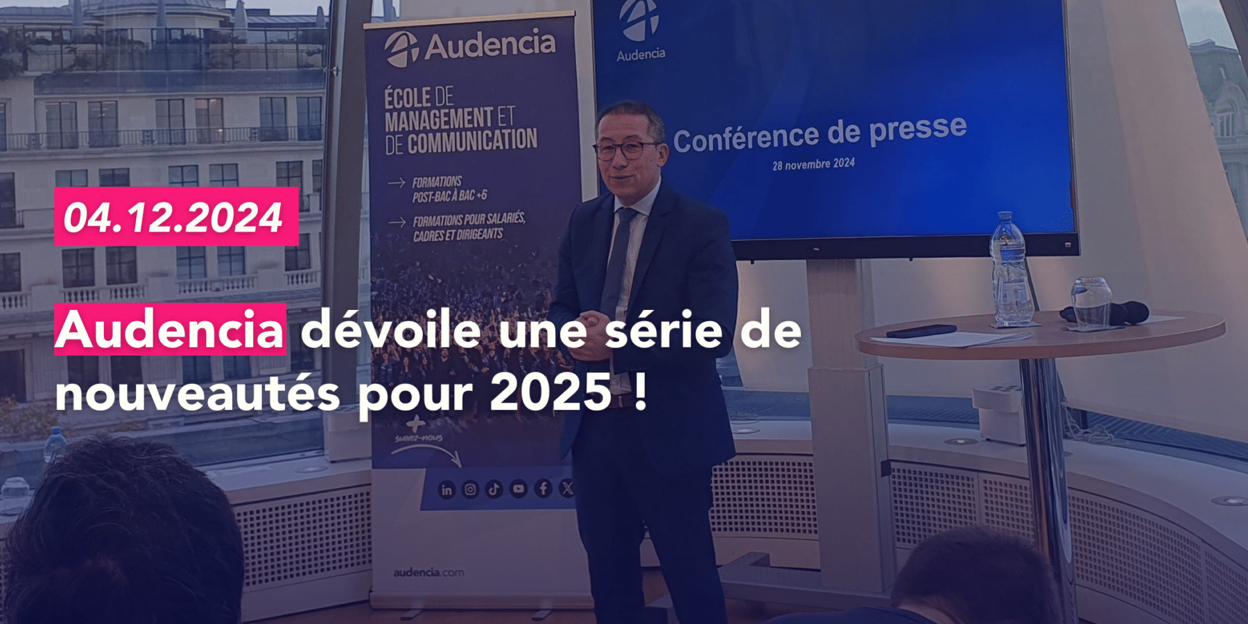 Audencia dévoile une série de nouveautés pour 2025 ! Audencia dévoile une série de nouveautés pour 2025 !