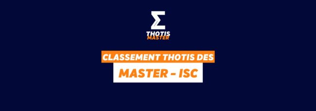 Classement Master ISC