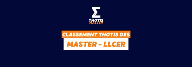 Classement Master LLCER